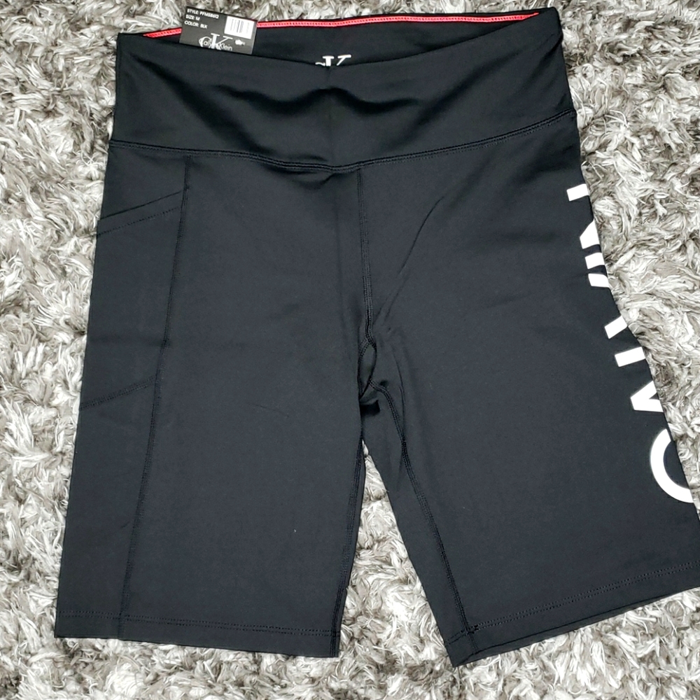 Calvin Klein black bike shorts